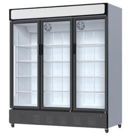 نوشیدنی فریزر درب شیشه ای تجاری 1592L 3 Doors