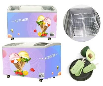 بستنی فریزر عمیق با درب کشویی 250L 314L 400L