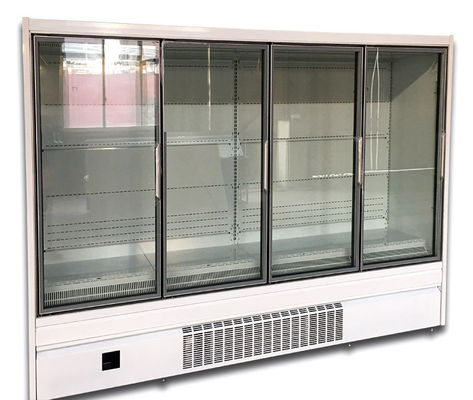 کولر چندطبقه ای درب شیشه ای عمودی با دوشاخه 4 دری نوع UC-4D