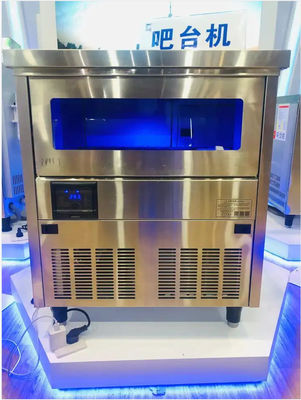 بوفه غذاهای دریایی خود تمیز شونده ضد سقوط دستگاه یخ مکعبی Sk-81b