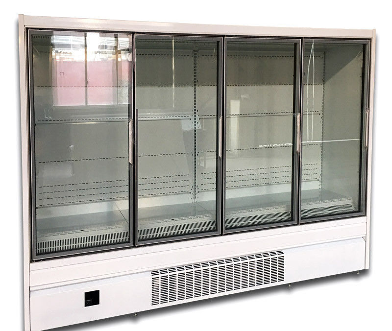 کولر چندطبقه ای درب شیشه ای عمودی با دوشاخه 4 دری نوع UC-4D