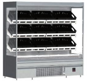 R290 قاب نمایشگر یخچال دار جلو باز یخچال