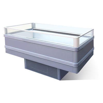فریزر صفحه نمایش جزیره سوپرمارکت باز بالا با دمای دوگانه 260L-440L