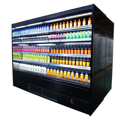نمایشگر دو طرفه باز یخچال قاب نمایش باز سوپرمارکت 608L 912L 1200L